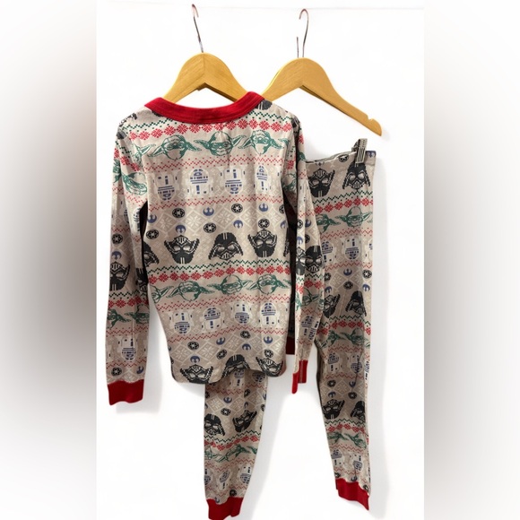 Hanna Andersson Star Wars  Long John Pajamas In Organic Cotton Christmas PJs Set - Picture 10 of 10